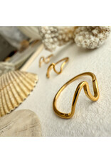 Pika & Bear Pika & Bear - "Tofino" Wave Ring in Gold