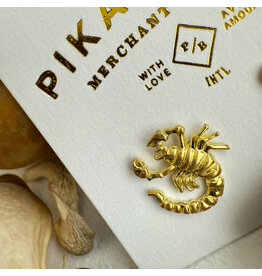 Pika & Bear Pika & Bear - "Chelamma" Scorpion Stud Earrings