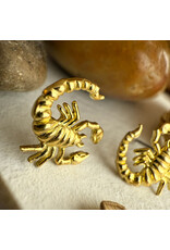 Pika & Bear Pika & Bear - "Chelamma" Scorpion Stud Earrings
