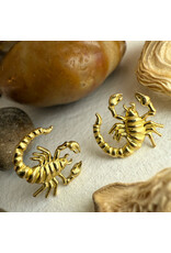 Pika & Bear Pika & Bear - "Chelamma" Scorpion Stud Earrings