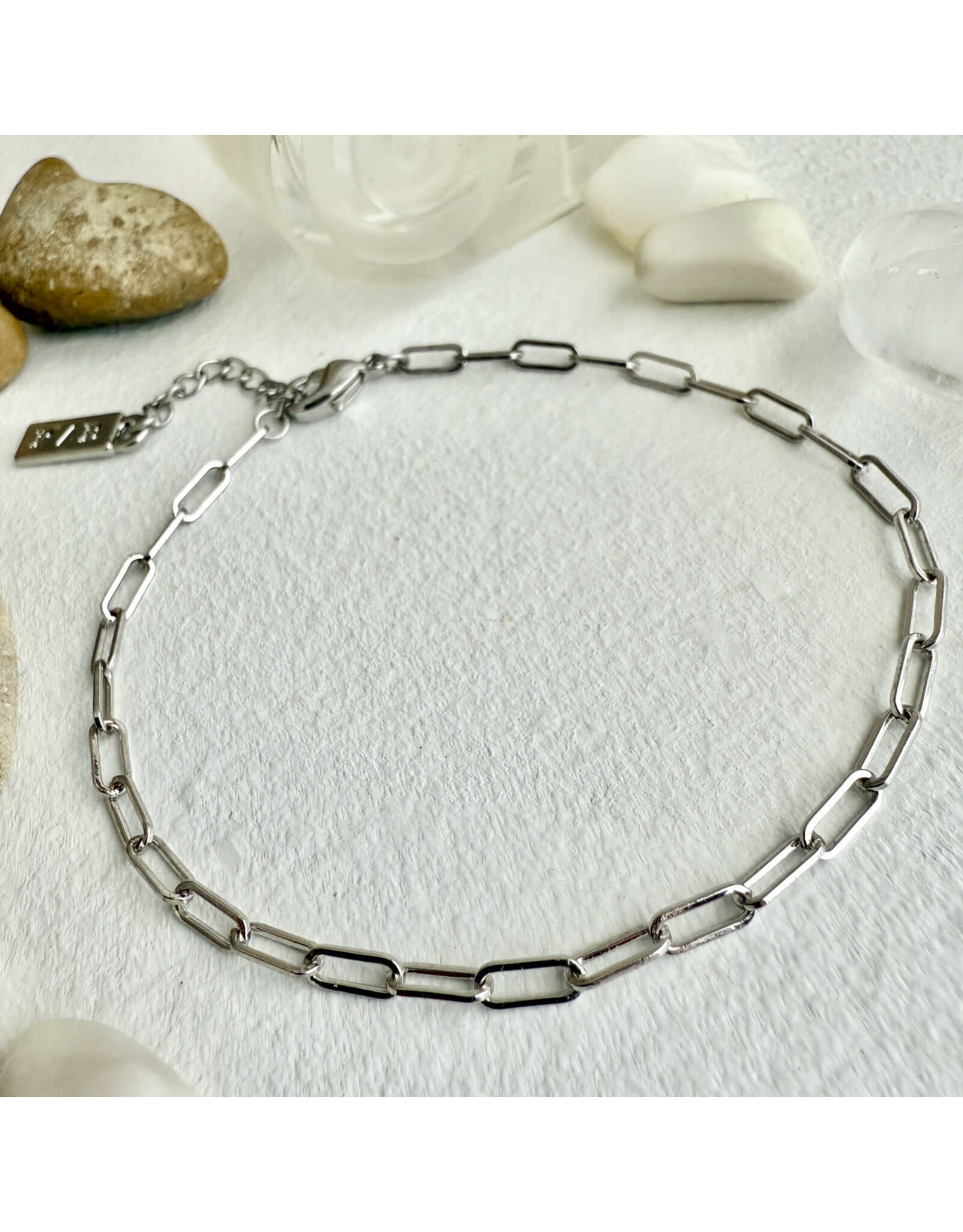 Pika & Bear Pika & Bear - "Petit Montmartre" Small Paperclip Chain Bracelet