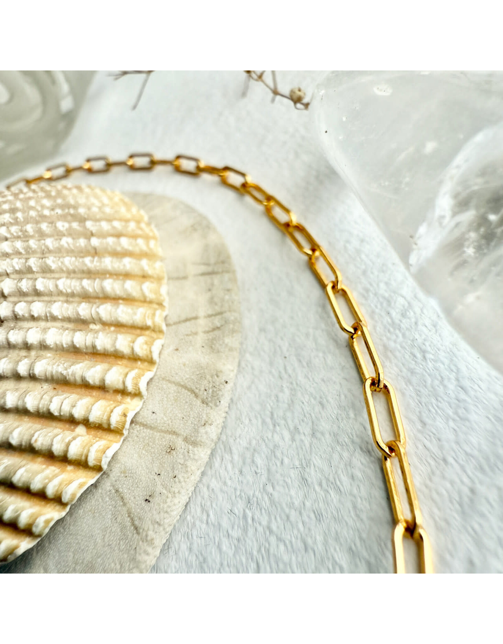 Pika & Bear Pika & Bear - "Petit Montmartre" Small Paperclip Chain Bracelet