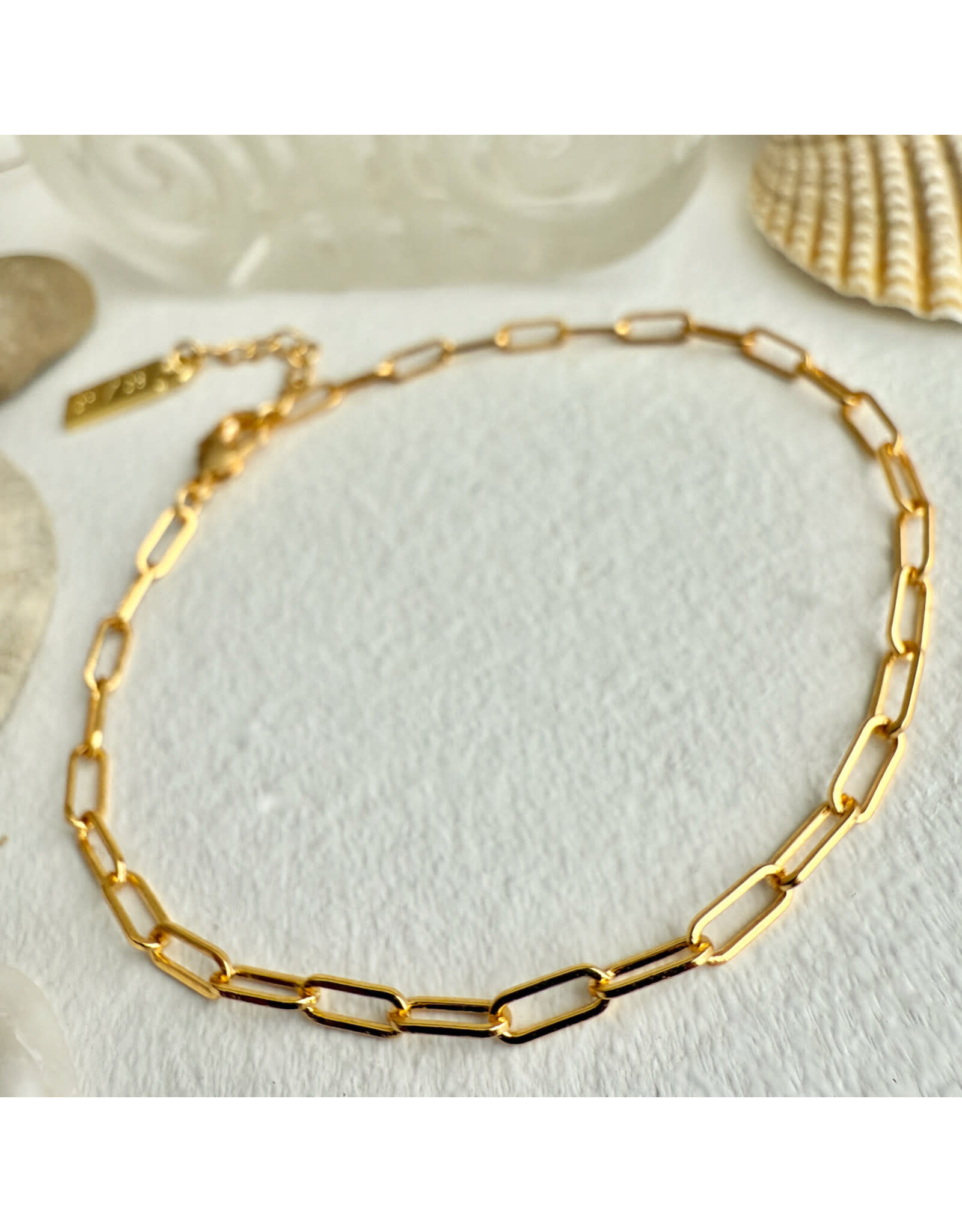 Pika & Bear Pika & Bear - "Petit Montmartre" Small Paperclip Chain Bracelet