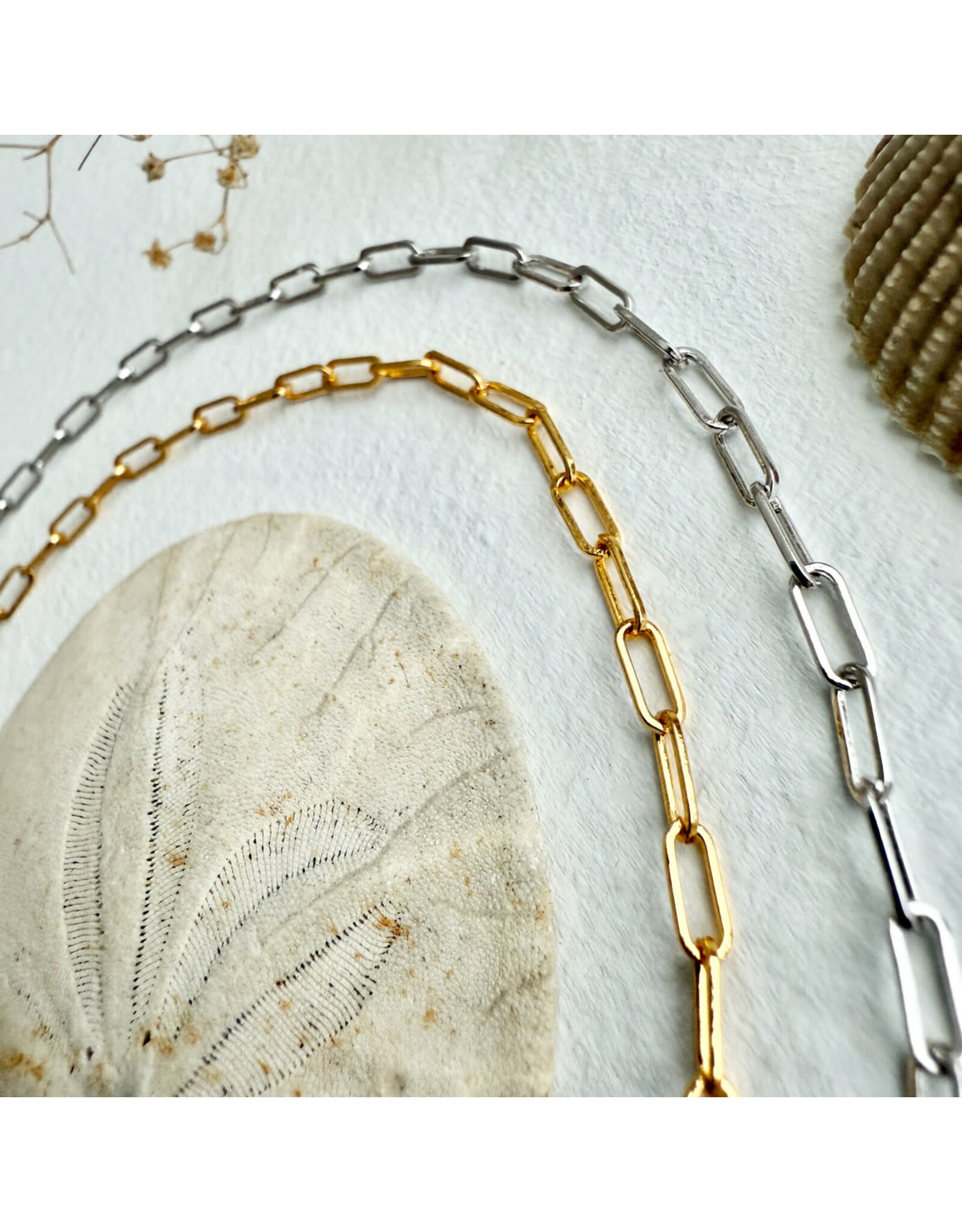 Pika & Bear Pika & Bear - "Petit Montmartre" Small Paperclip Chain Bracelet