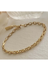 Pika & Bear Pika & Bear - "Dua" Rectangular Box Chain Bracelet