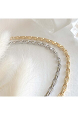 Pika & Bear Pika & Bear - "Dua" Rectangular Box Chain Bracelet