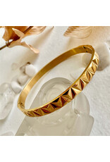 Pika & Bear Pika & Bear - "Sid" Diamond Pattern Bangle