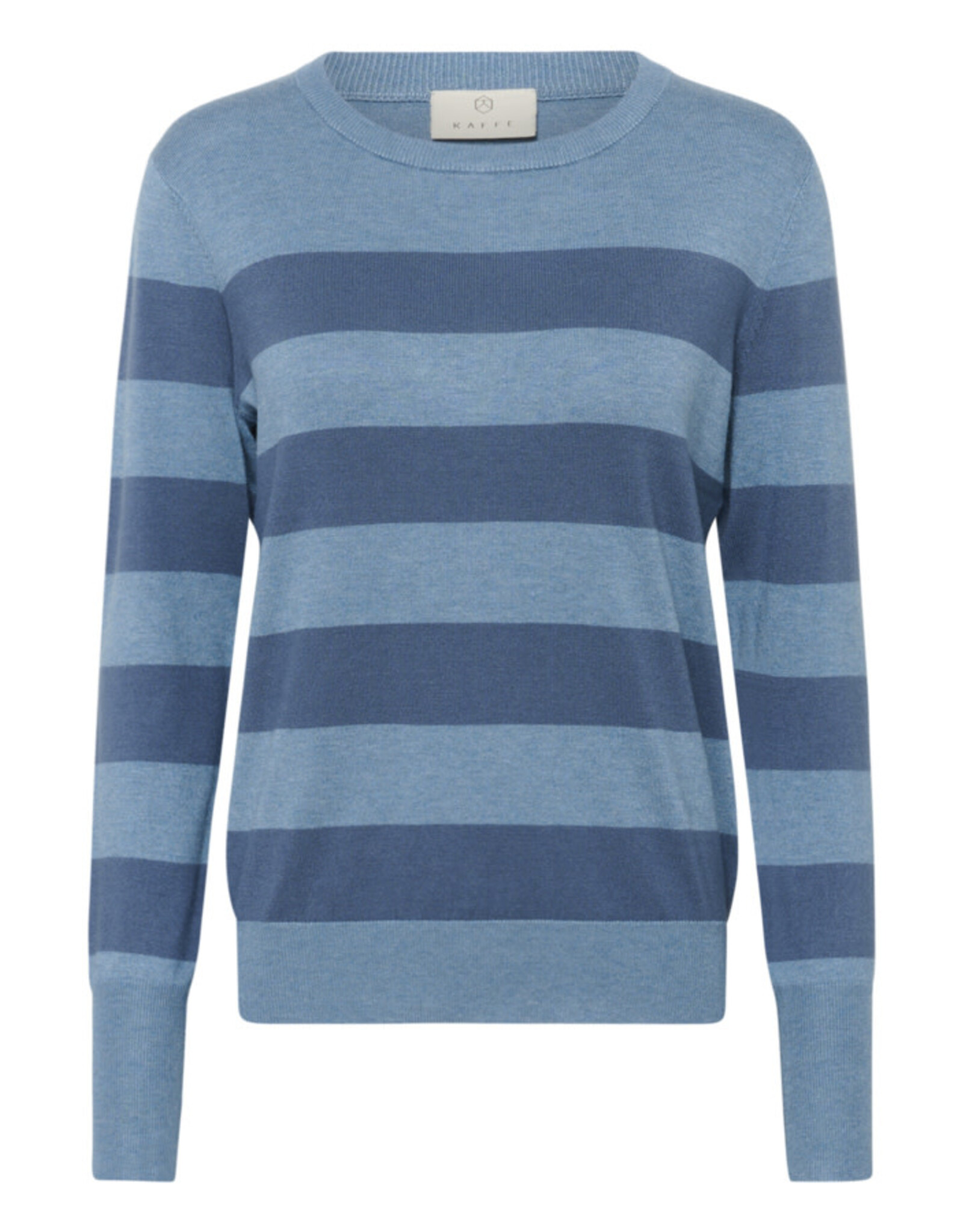 Kaffe Kaffe - Lizza Striped Knit Pullover (Windward)