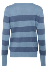 Kaffe Kaffe - Lizza Striped Knit Pullover (Windward)