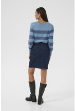 Kaffe Kaffe - Lizza Striped Knit Pullover (Windward)
