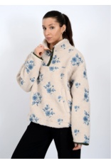 RD Style RD Style - Poppy Mock Neck (Cream Blue)