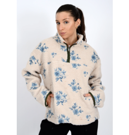 RD Style RD Style - Poppy Mock Neck (Cream Blue)