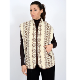RD Style RD Style - Banff Sherpa Zip Front Vest (Brown)