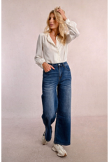 Molly Bracken Molly Bracken - High Waisted Wide leg jeans (Brut)