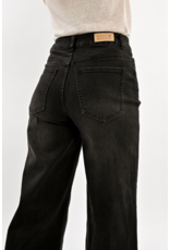 Molly Bracken Molly Bracken - High Waisted Wide leg jeans (Black)