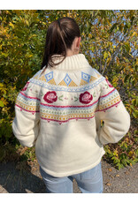 RD Style RD Style - Rose Ladies Zip Knit Boxy (Snow)