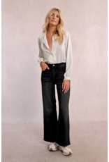 Molly Bracken Molly Bracken - High Waisted Wide leg jeans (Black)