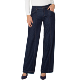 Liverpool Liverpool - Wide Leg  Trouser (Indigo Rinse)