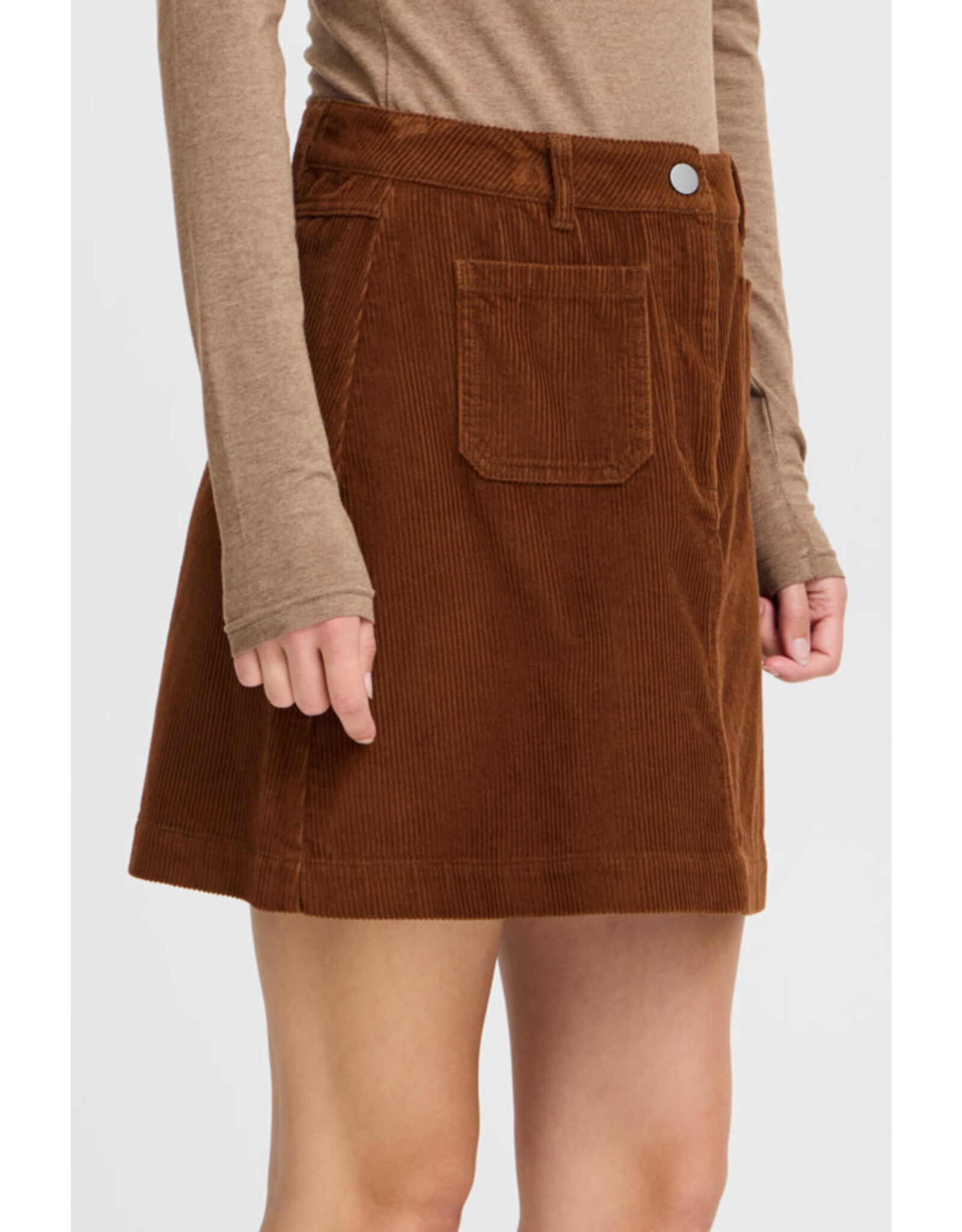 b.young b.Young - Danna Corduroy Skirt (Bison)
