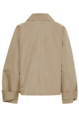 b.young b.young - Calea Cropped Trench Coat (Safari)