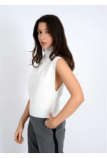 RD Style RD Style - Selby Sleeveless Funnel Neck Top (Winter White)