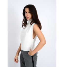 RD Style RD Style - Selby Sleeveless Funnel Neck Top (Winter White)