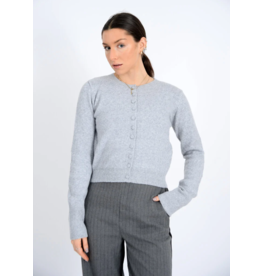 RD Style RD Style - Atalanta Crew Neck Cardigan (Fog Grey)