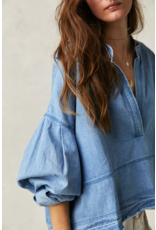 Free people Free People - Jude Denim Pullover (Vintage Indigo)
