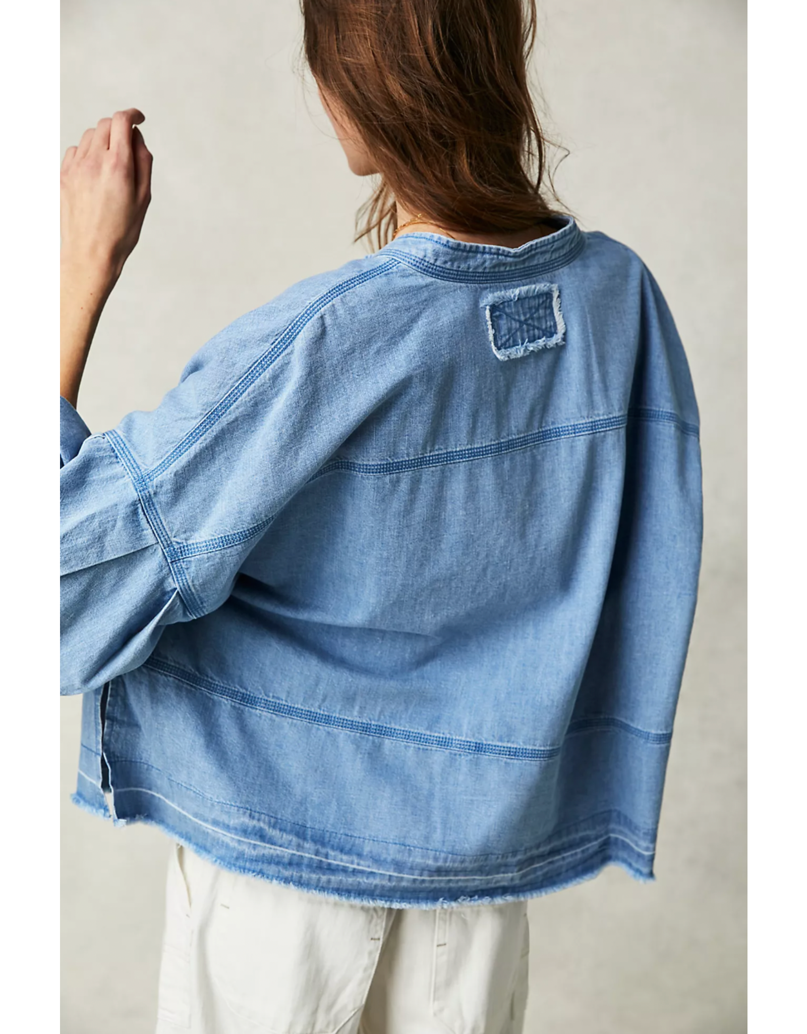 Free people Free People - Jude Denim Pullover (Vintage Indigo)