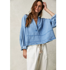 Free people Free People - Jude Denim Pullover (Vintage Indigo)