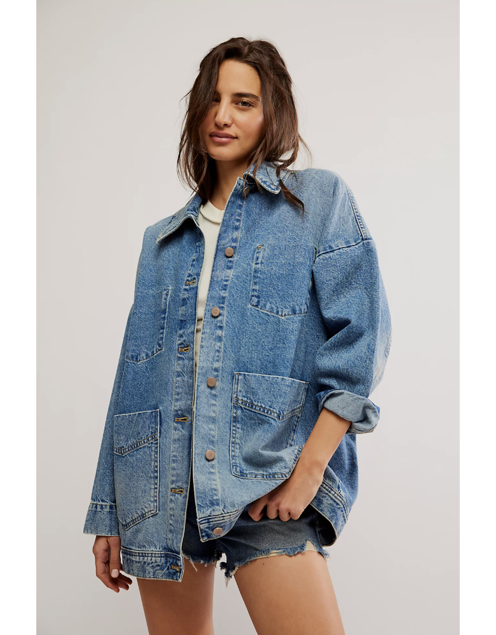 Free people Free People - Avery Denim Jacket (Got the Blues)