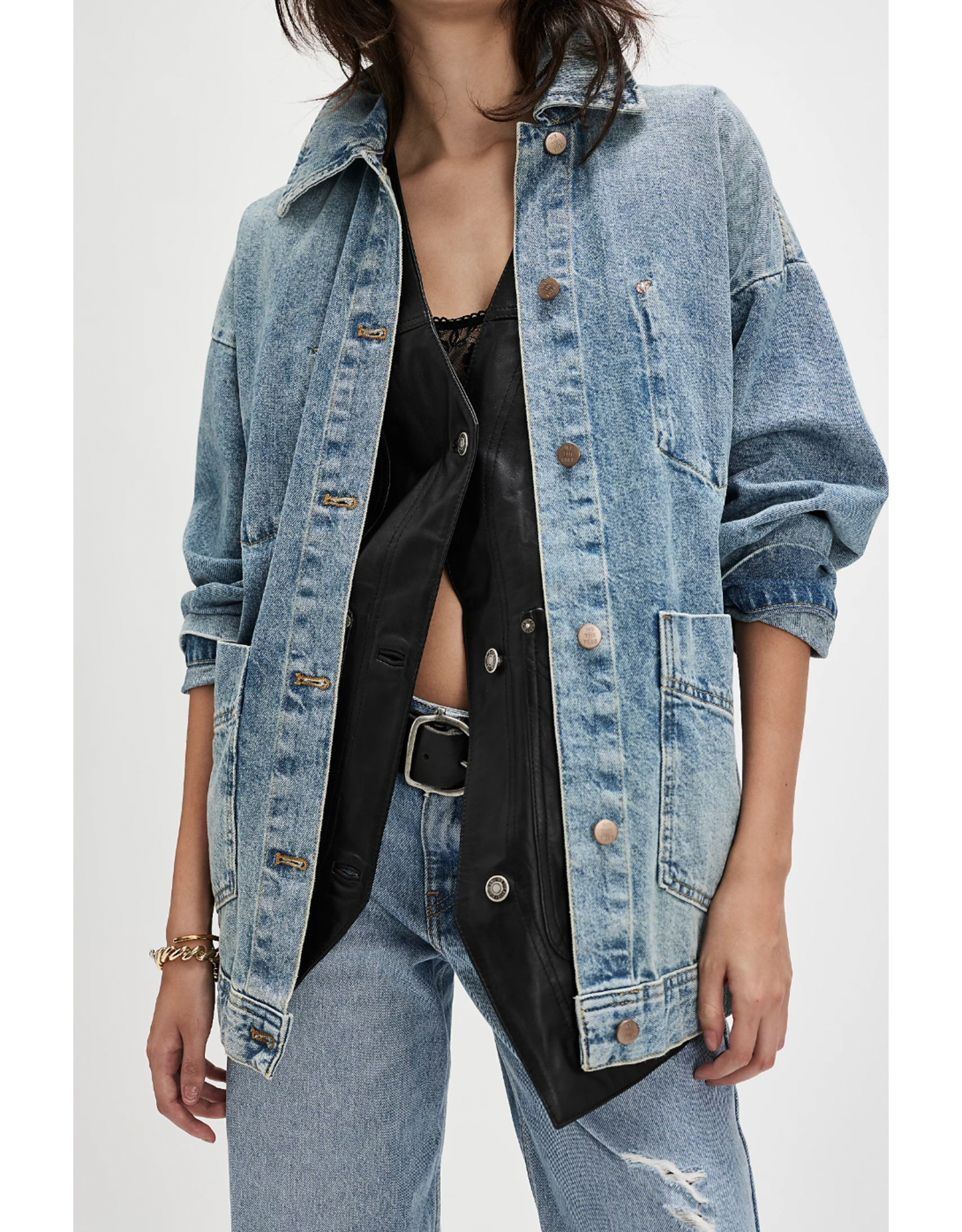 Free people Free People - Avery Denim Jacket (Got the Blues)