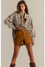 Free people Free People - We The Free Tippi Vegan Suede Shorts (Dark Honey)