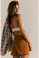 Free people Free People - We The Free Tippi Vegan Suede Shorts (Dark Honey)