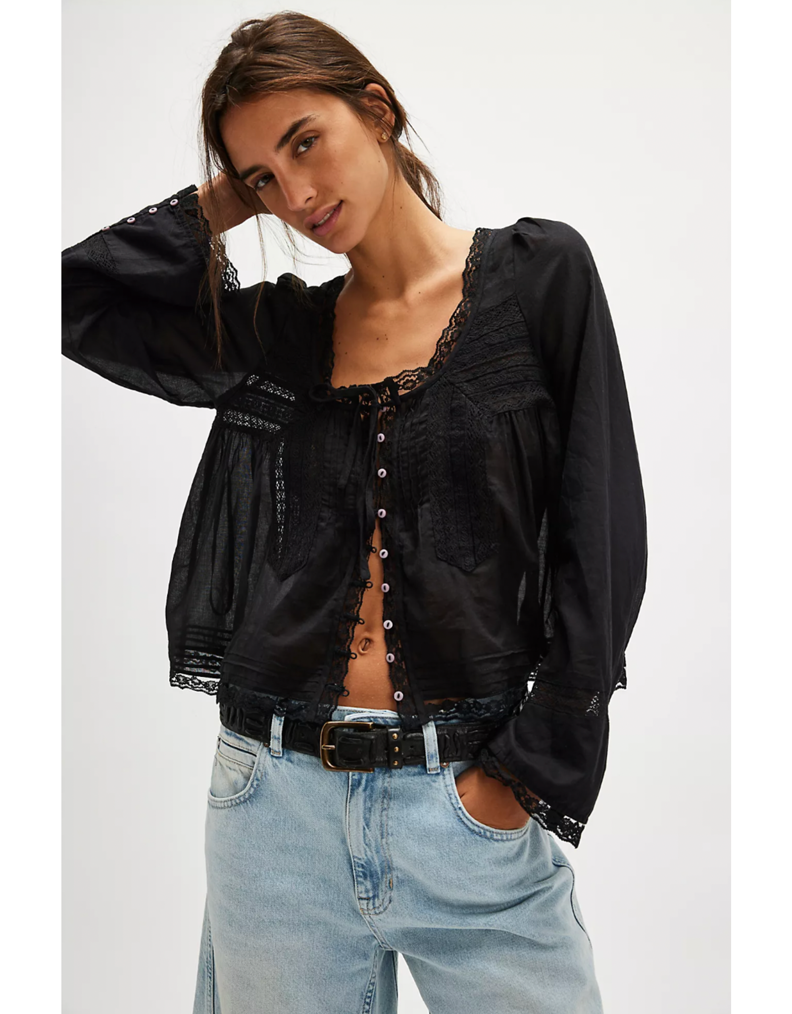 Free people Free People - Long Sleeve Evermore (Black)