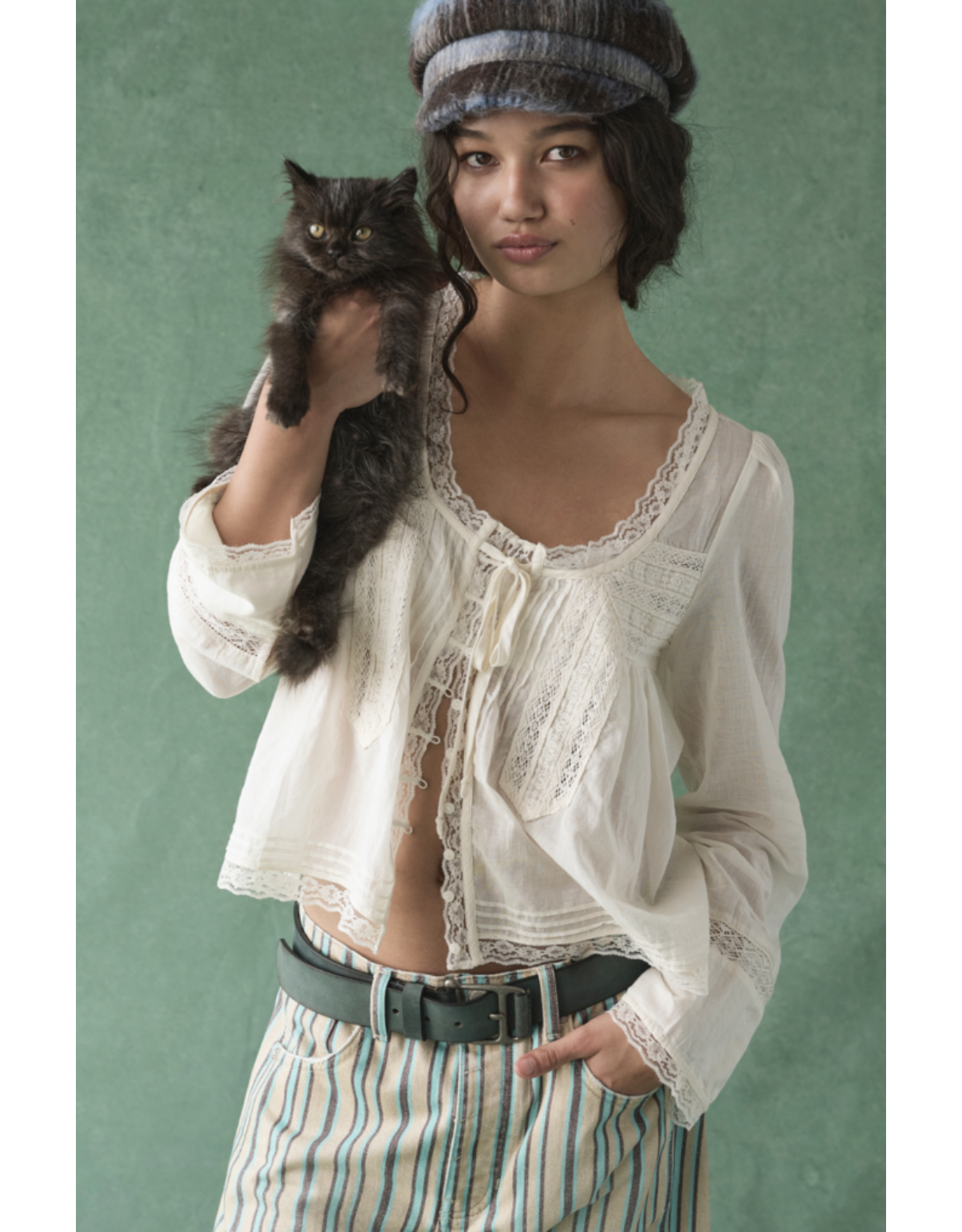 Free people Free People - Long Sleeve Evermore (Ivory)