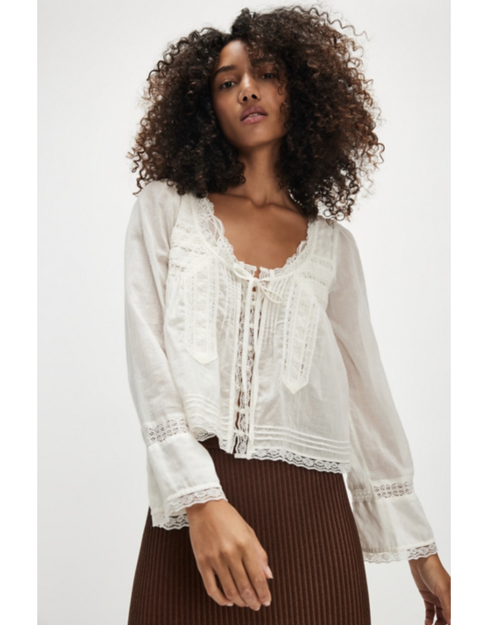 Free people Free People - Long Sleeve Evermore (Ivory)