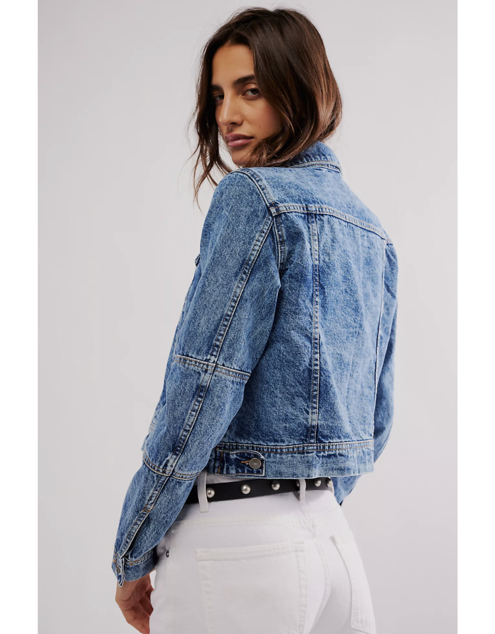 Free people Free People - Rumours Denim Jacket (Light Indigo)