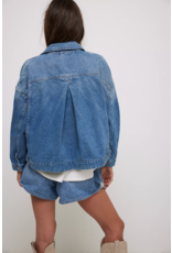 Free people Free People - Opal Swing Denim Jacket (Cowboy Romance)