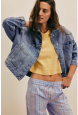Free people Free People - Opal Swing Denim Jacket (Cowboy Romance)