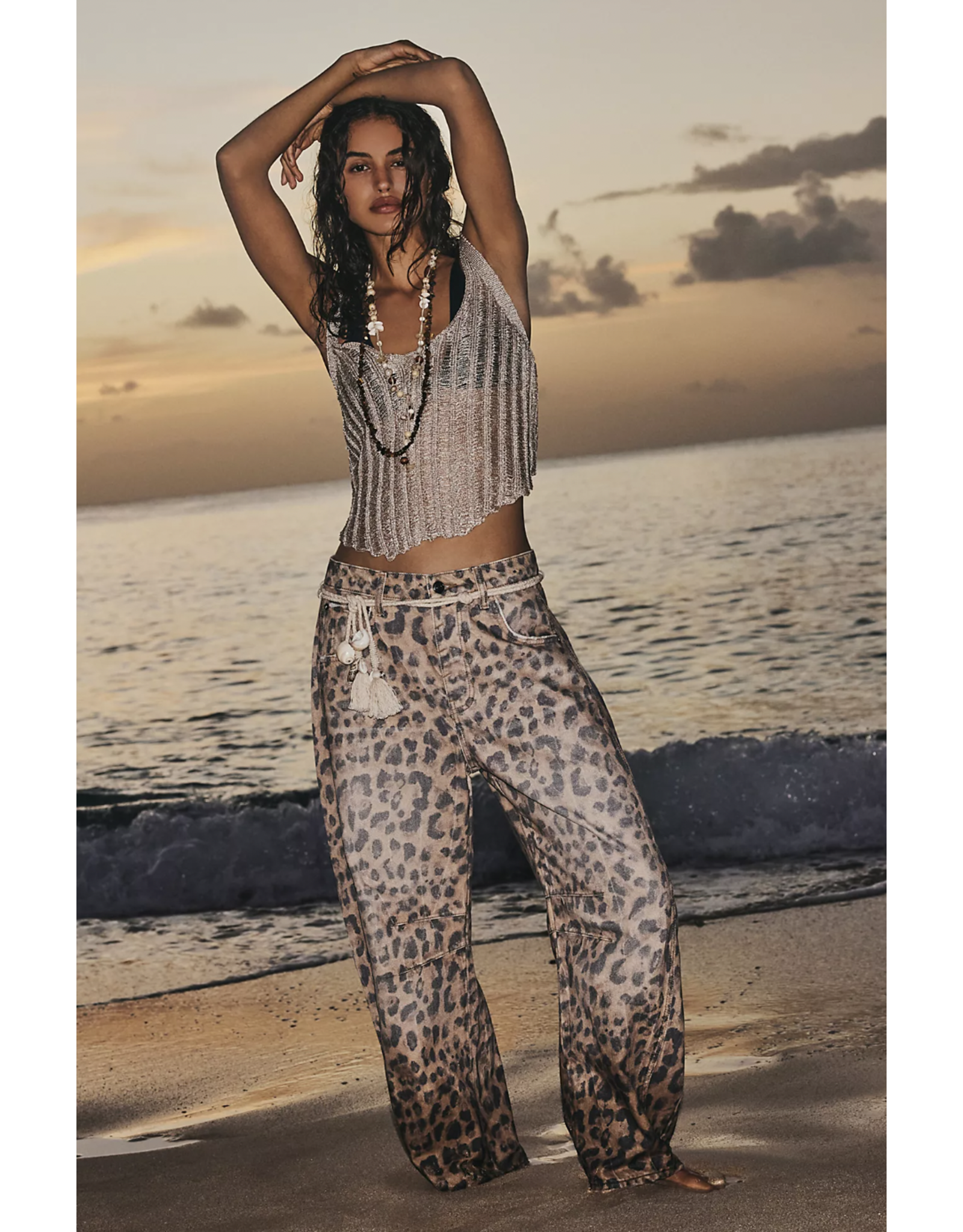 Free people Free People - Good Luck Printed Barrel (Brown Sugar)