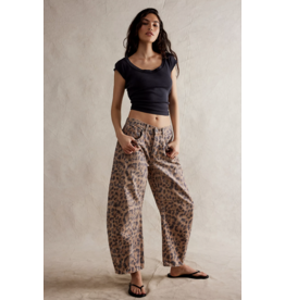 Free people Free People - Good Luck Printed Barrel (Brown Sugar)
