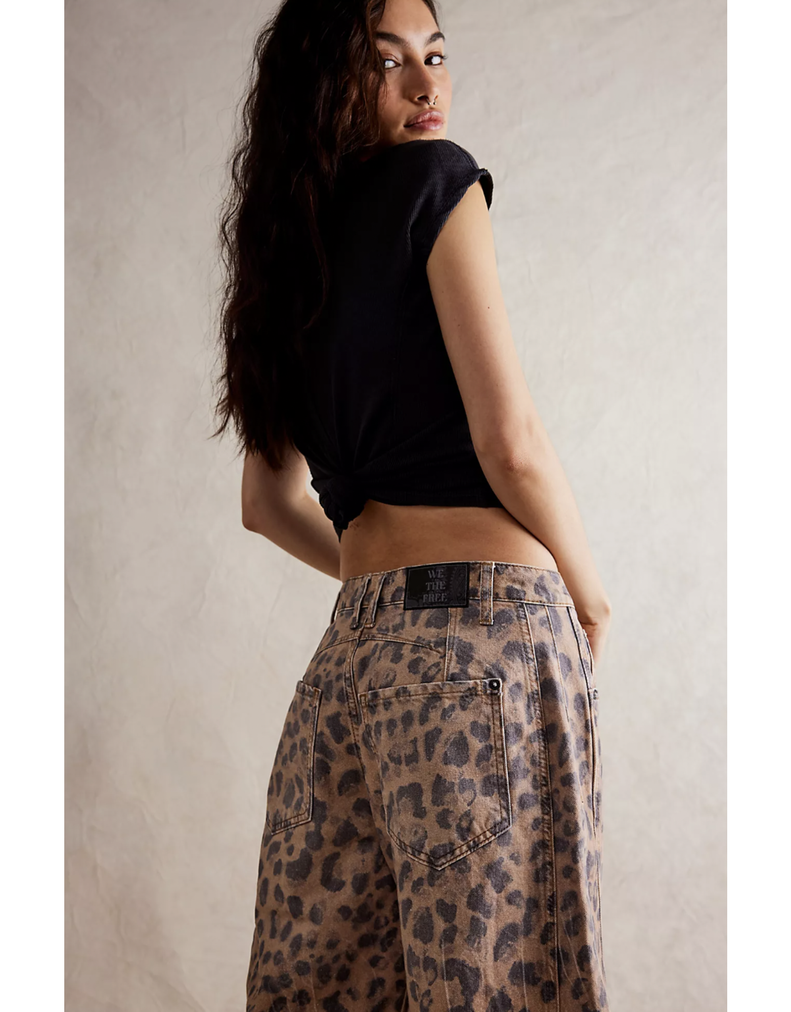 Free people Free People - Good Luck Printed Barrel (Brown Sugar)