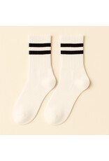 Pika & Bear Pika & Bear - "Bettega" Classic Crew Socks with Stripe Detail (3 pack)