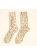 Pika & Bear Pika & Bear - "Sybil" Cable Knit Crew Sock