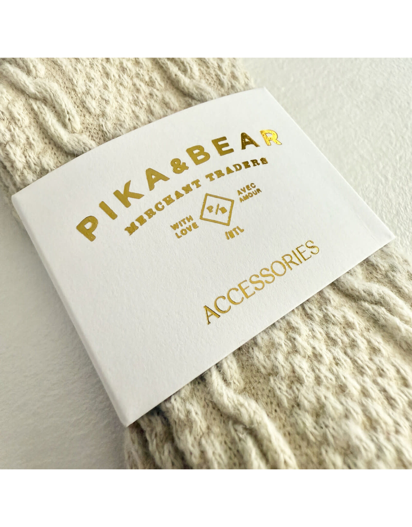 Pika & Bear Pika & Bear - "Sybil" Cable Knit Crew Sock