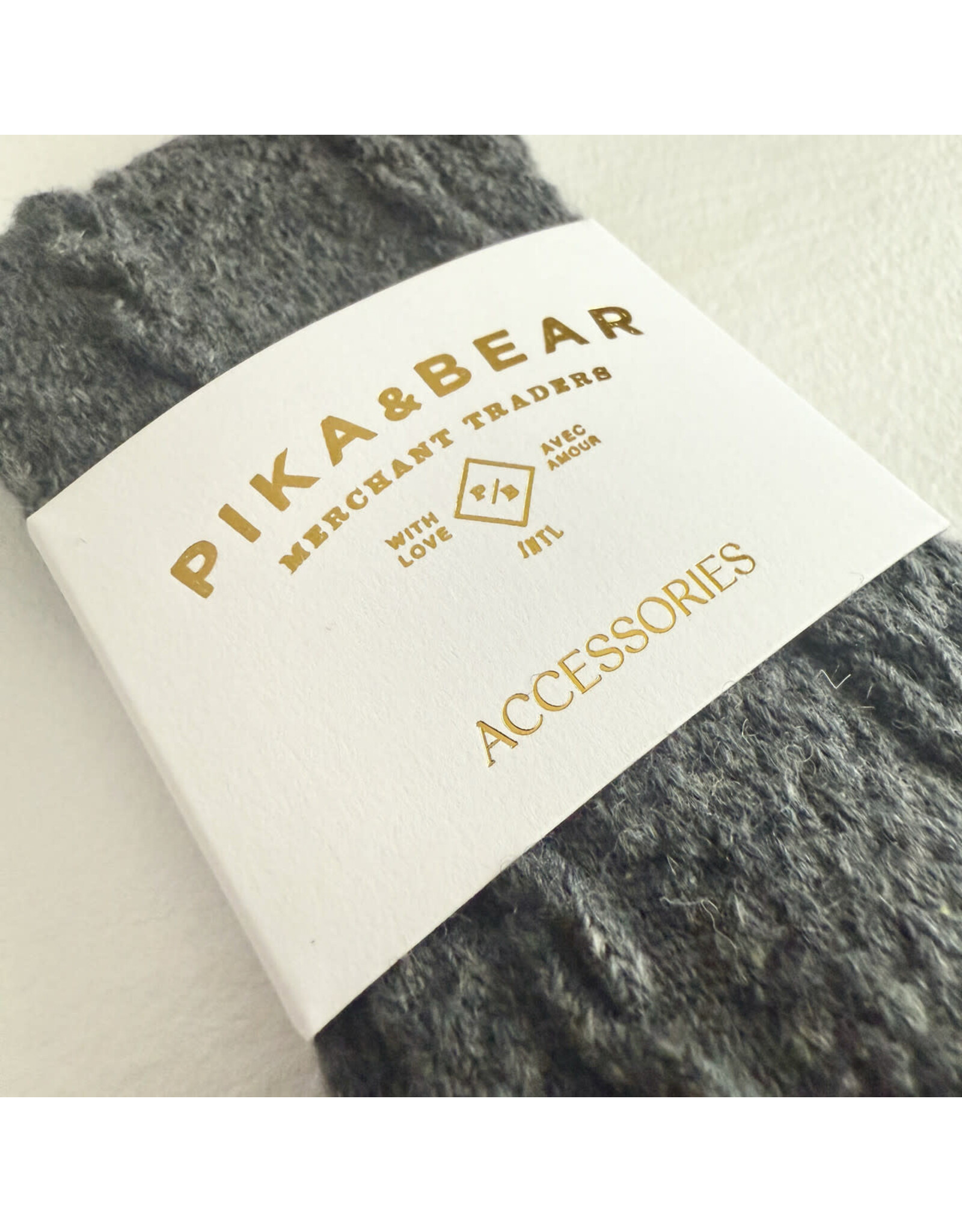 Pika & Bear Pika & Bear - "Sybil" Cable Knit Crew Sock