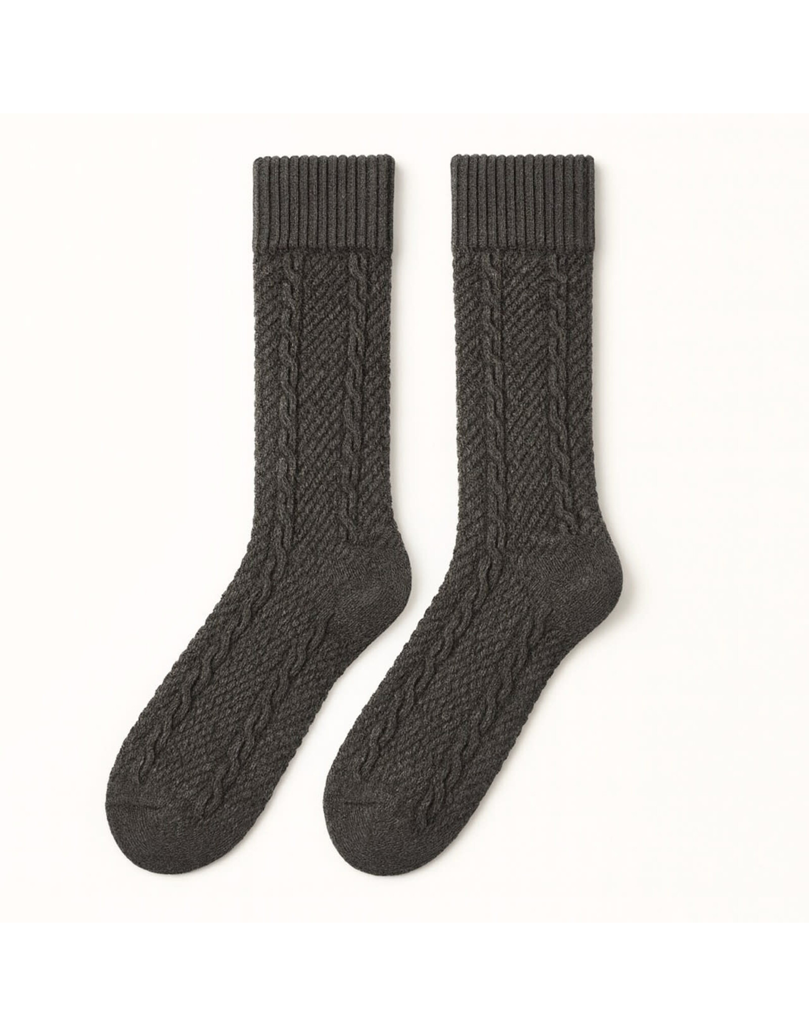 Pika & Bear Pika & Bear - "Sybil" Cable Knit Crew Sock