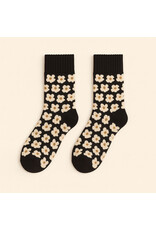 Pika & Bear Pika & Bear - "Daisy Jane" Floral Pattern Crew Sock