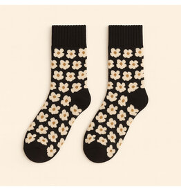 Pika & Bear Pika & Bear - "Daisy Jane" Floral Pattern Crew Sock